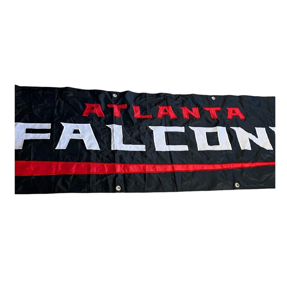 NFL Atlanta Falcons Black and Red Nylon Banner